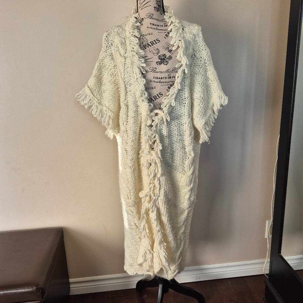 Cable Knit Long Sweater